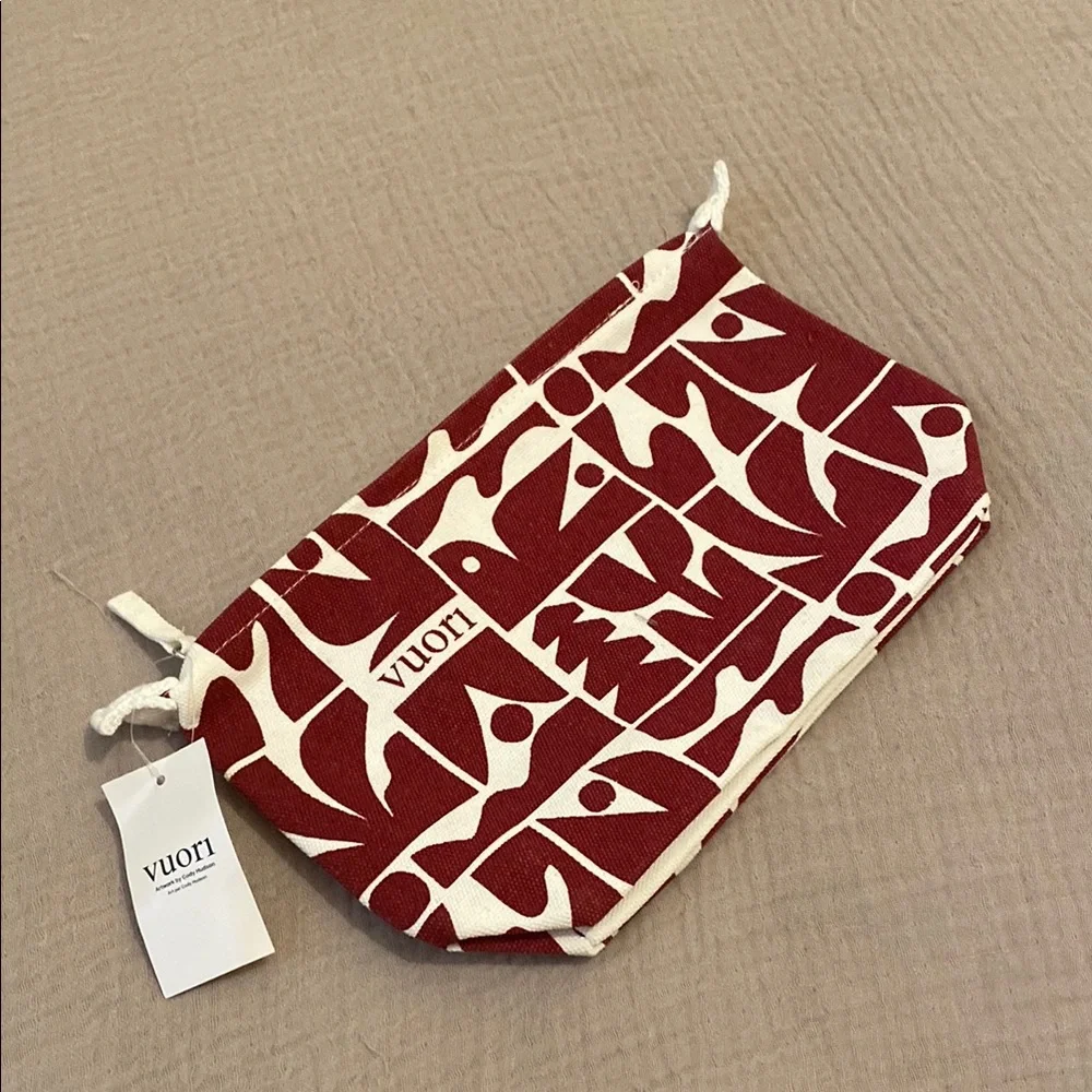 VUORI Red and White Patterned Women's Bag. New